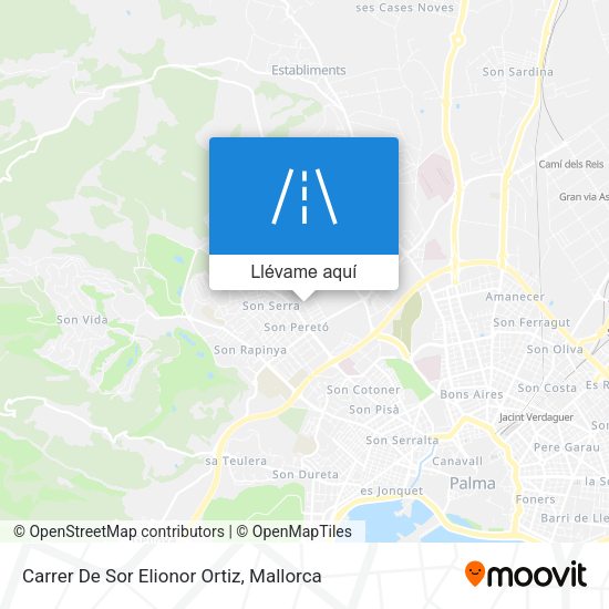 Mapa Carrer De Sor Elionor Ortiz