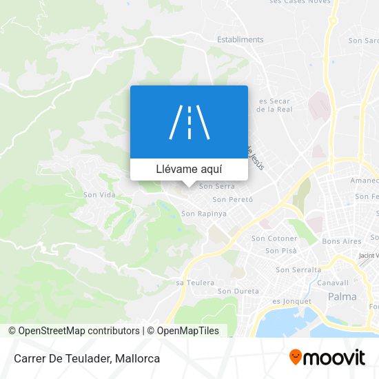 Mapa Carrer De Teulader