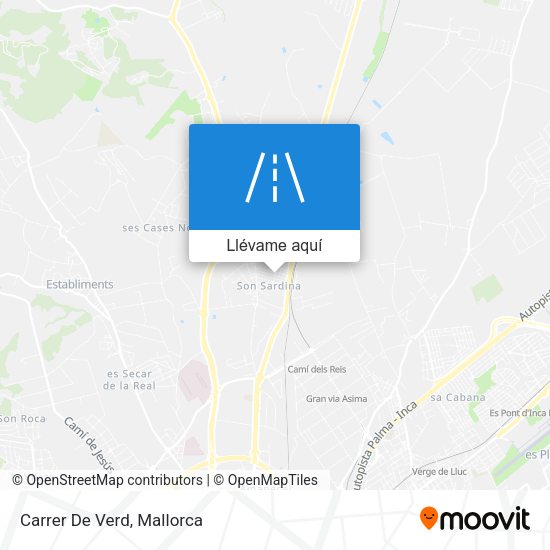 Mapa Carrer De Verd