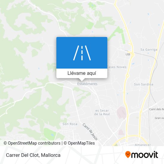 Mapa Carrer Del Clot