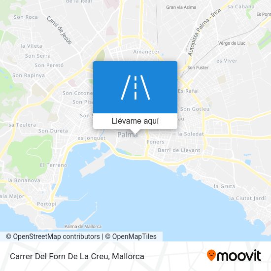 Mapa Carrer Del Forn De La Creu