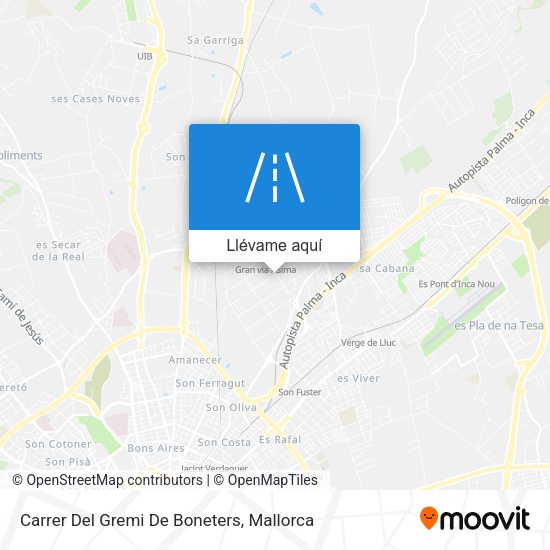 Mapa Carrer Del Gremi De Boneters