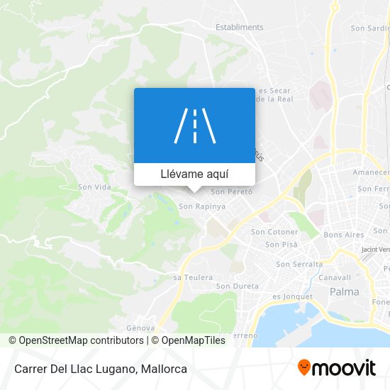 Mapa Carrer Del Llac Lugano