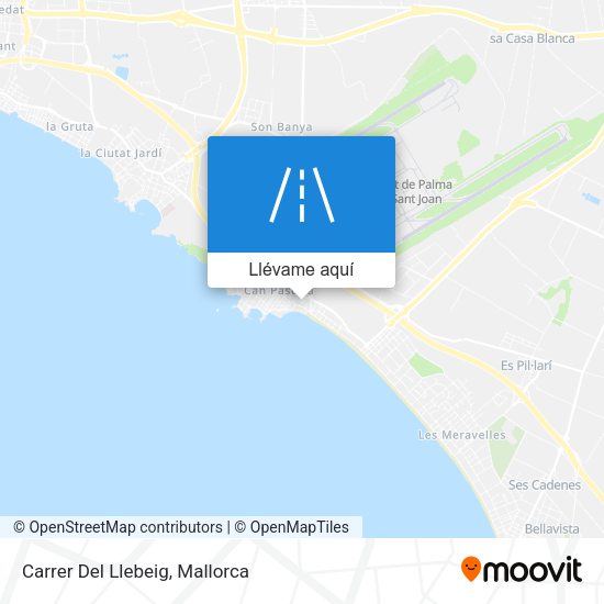 Mapa Carrer Del Llebeig