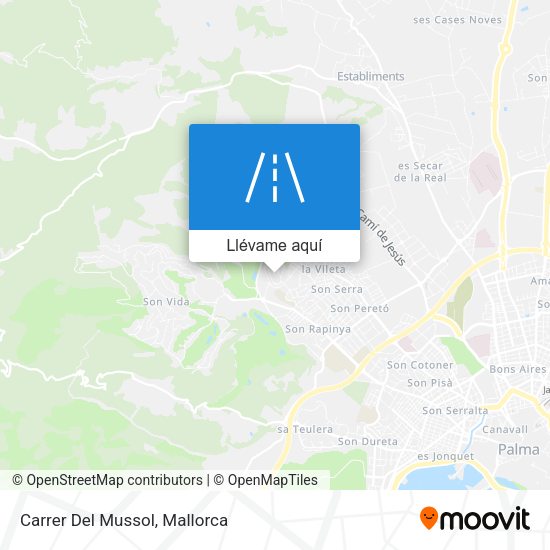 Mapa Carrer Del Mussol