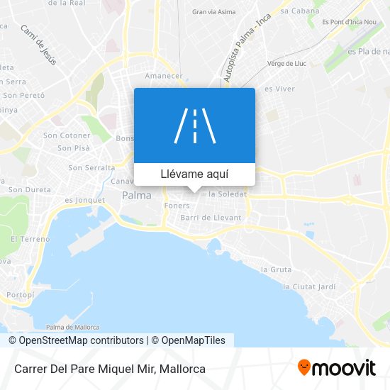 Mapa Carrer Del Pare Miquel Mir