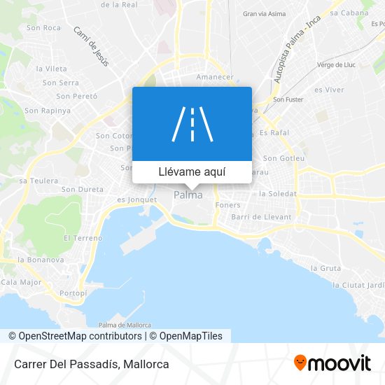 Mapa Carrer Del Passadís
