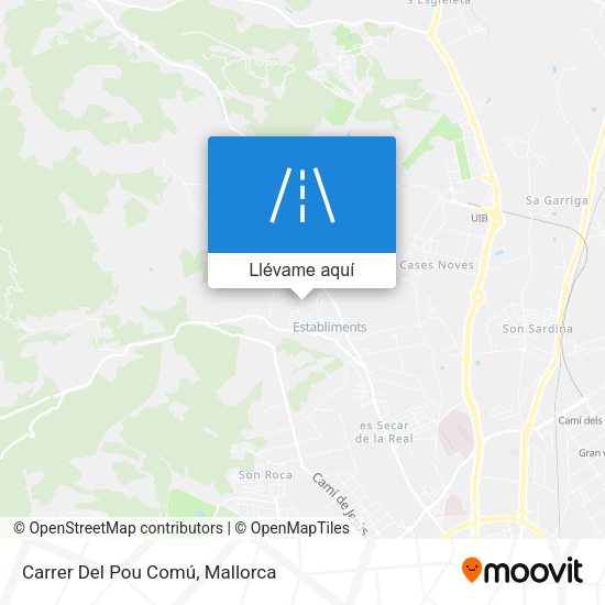 Mapa Carrer Del Pou Comú