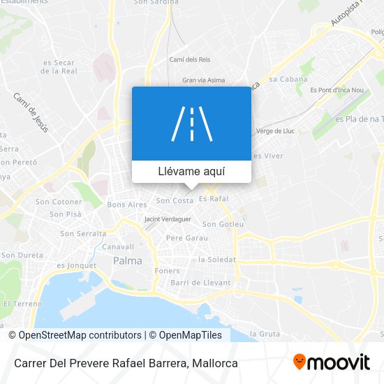 Mapa Carrer Del Prevere Rafael Barrera