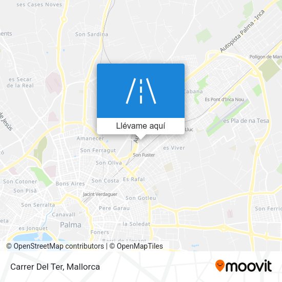 Mapa Carrer Del Ter