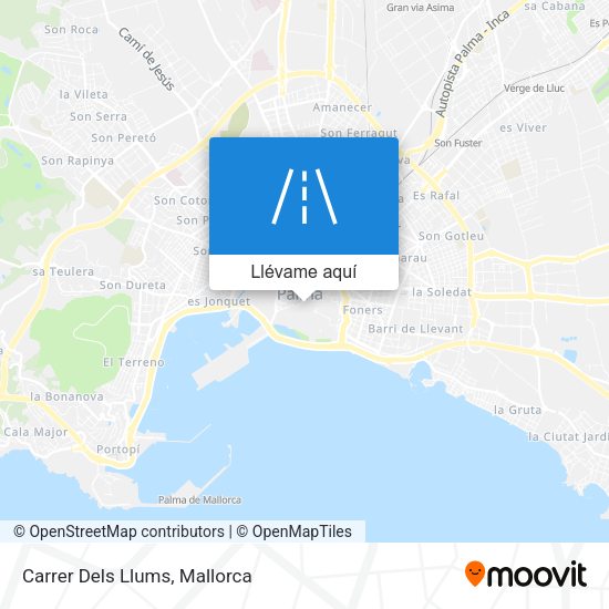 Mapa Carrer Dels Llums