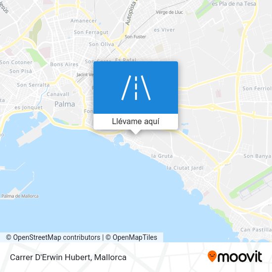 Mapa Carrer D'Erwin Hubert