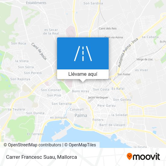 Mapa Carrer Francesc Suau