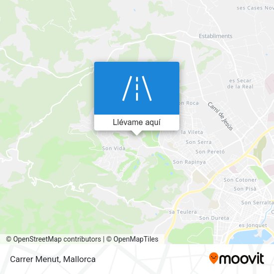 Mapa Carrer Menut