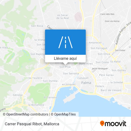 Mapa Carrer Pasqual Ribot