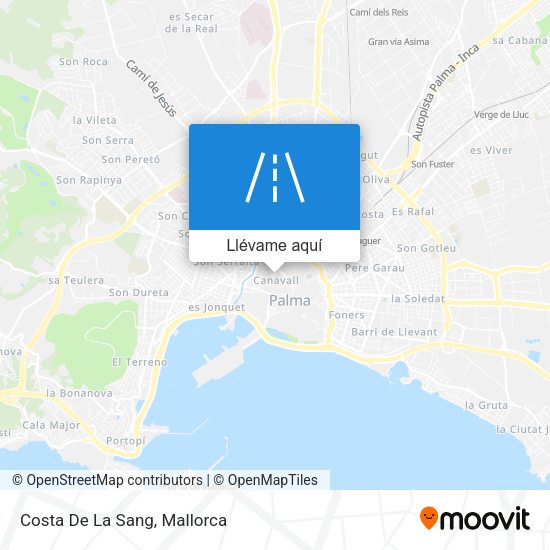 Mapa Costa De La Sang