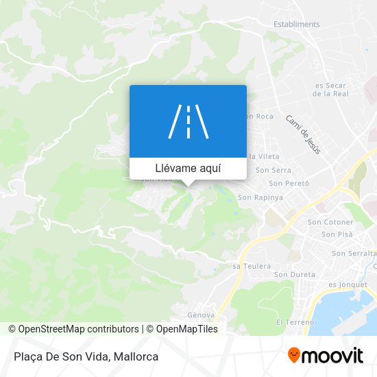 Mapa Plaça De Son Vida