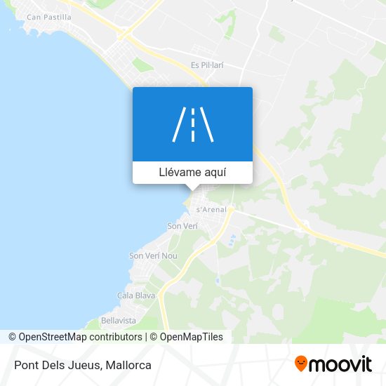 Mapa Pont Dels Jueus