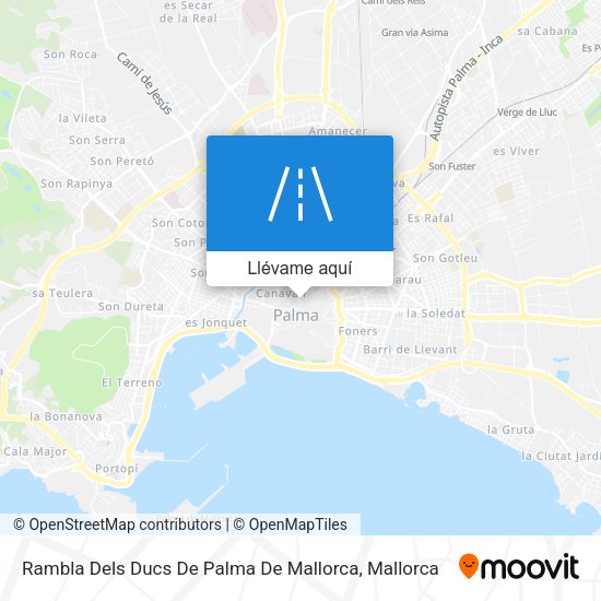 Mapa Rambla Dels Ducs De Palma De Mallorca