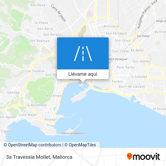 Mapa 3a Travessia Mollet
