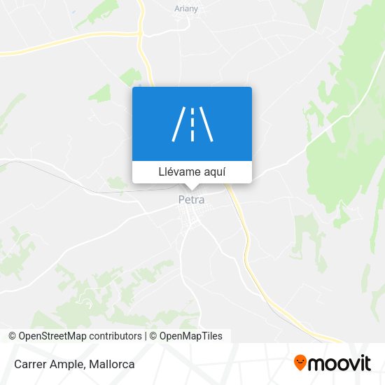 Mapa Carrer Ample