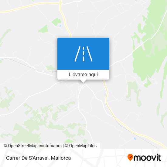 Mapa Carrer De S'Arraval