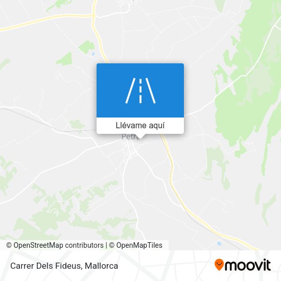 Mapa Carrer Dels Fideus