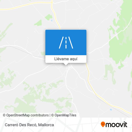 Mapa Carreró Des Recó