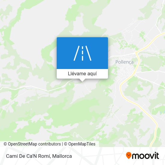 Mapa Camí De Ca'N Romí