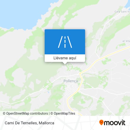 Mapa Camí De Ternelles