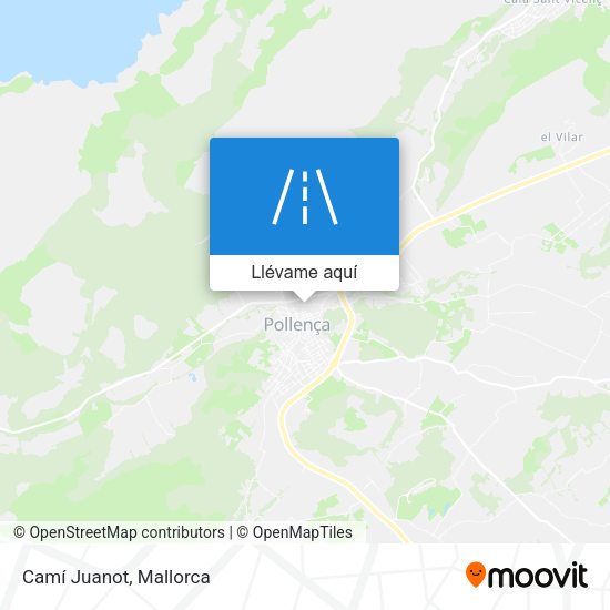 Mapa Camí Juanot