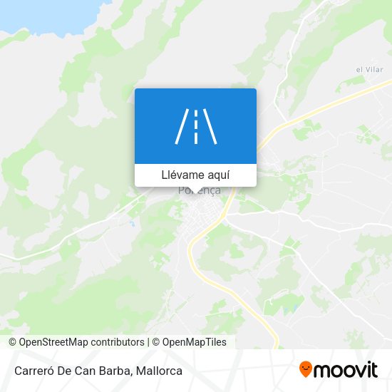 Mapa Carreró De Can Barba