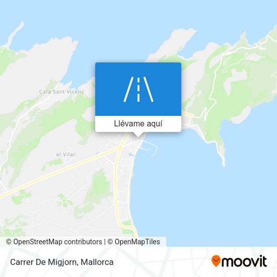 Mapa Carrer De Migjorn