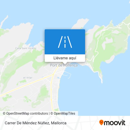 Mapa Carrer De Méndez Núñez
