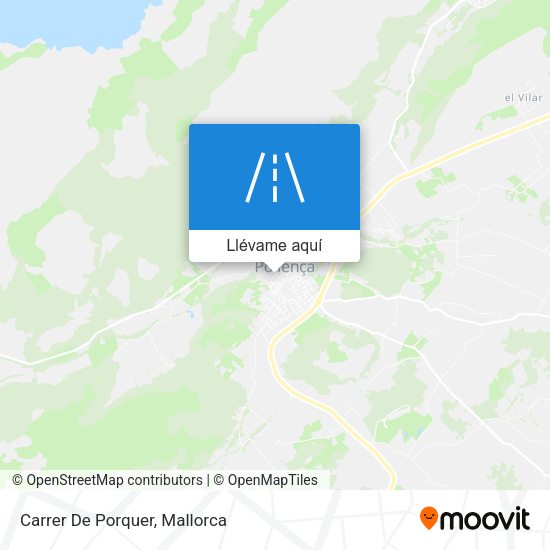 Mapa Carrer De Porquer