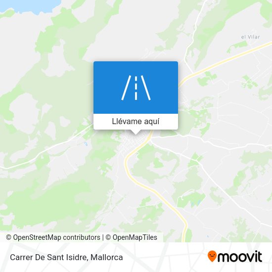 Mapa Carrer De Sant Isidre