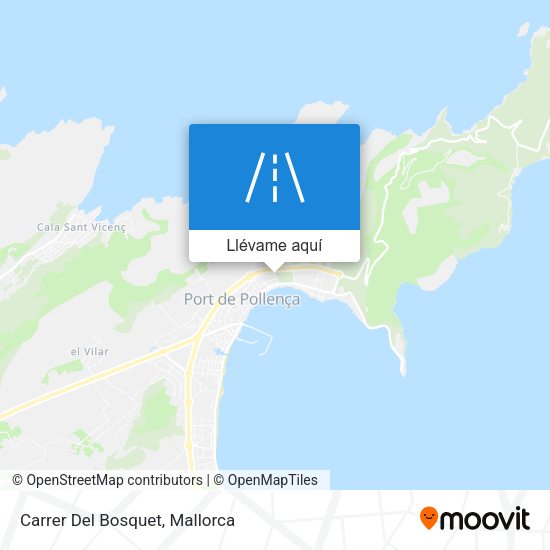 Mapa Carrer Del Bosquet