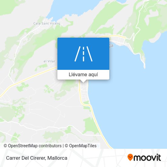 Mapa Carrer Del Cirerer