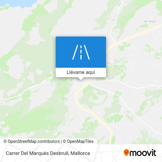 Mapa Carrer Del Marquès Desbrull