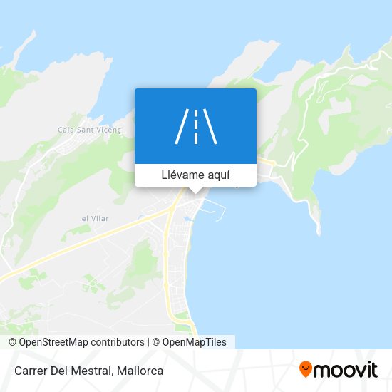 Mapa Carrer Del Mestral