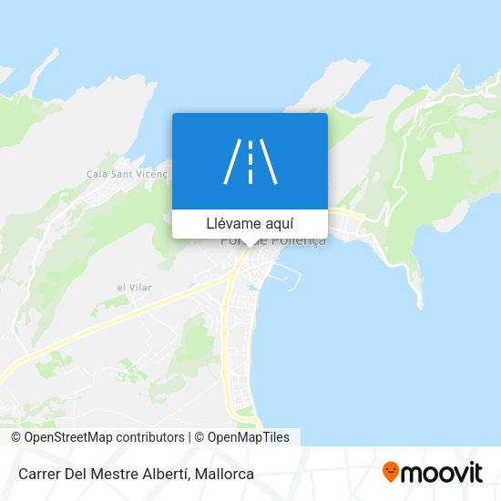 Mapa Carrer Del Mestre Albertí