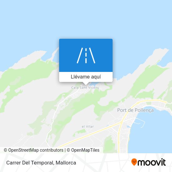 Mapa Carrer Del Temporal