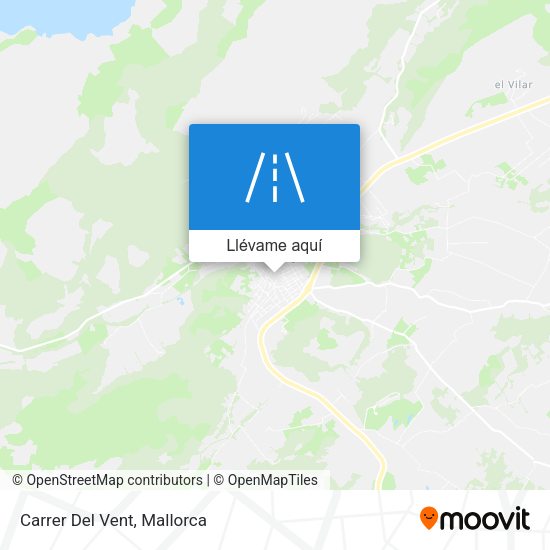 Mapa Carrer Del Vent
