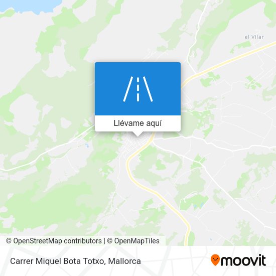 Mapa Carrer Miquel Bota Totxo