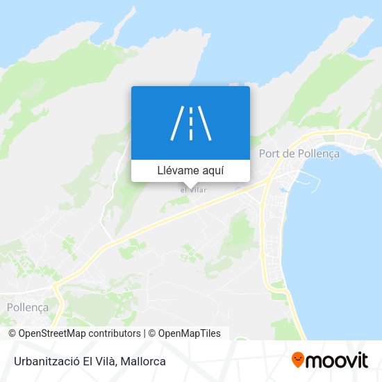 Mapa Urbanització El Vilà
