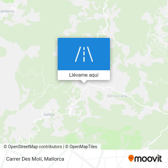 Mapa Carrer Des Molí