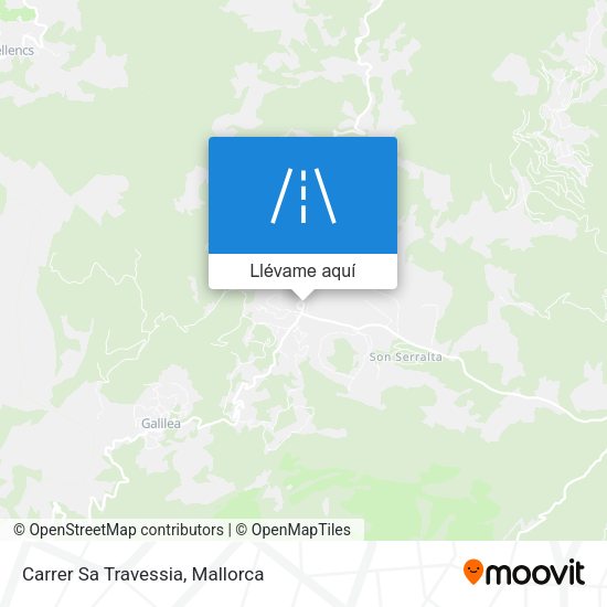 Mapa Carrer Sa Travessia