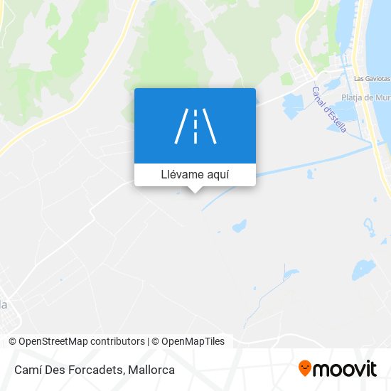Mapa Camí Des Forcadets
