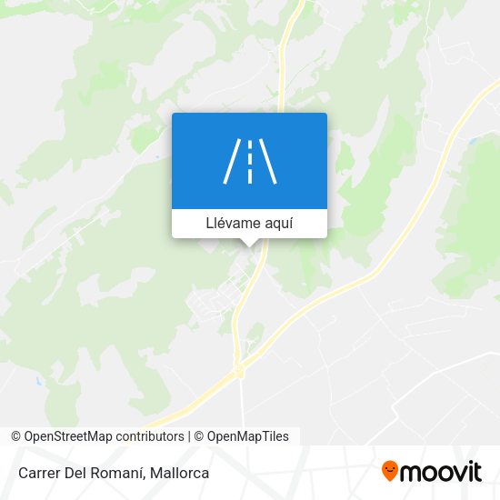 Mapa Carrer Del Romaní