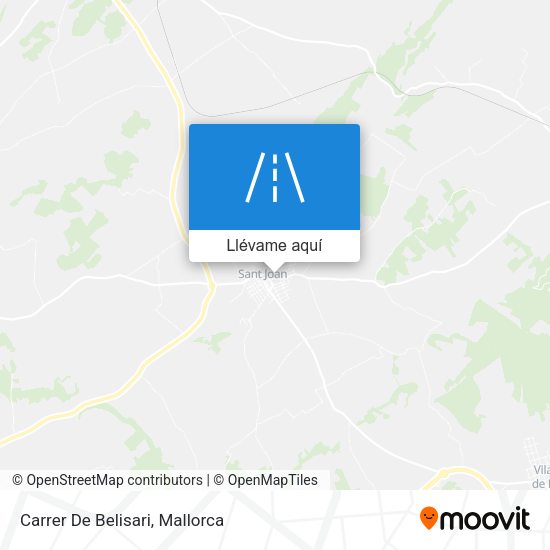 Mapa Carrer De Belisari